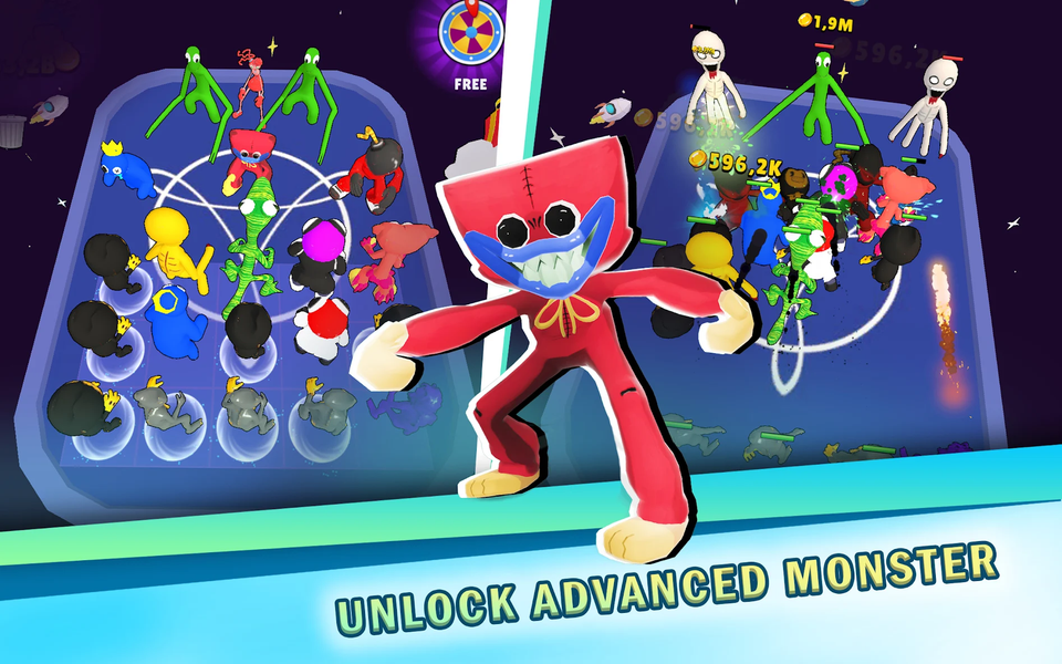 Merge Master: Bendy Monster - Gameplay image of android game