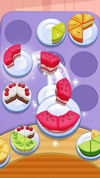 Cake Sort - Color Puzzle Game - Gameplay image of android game