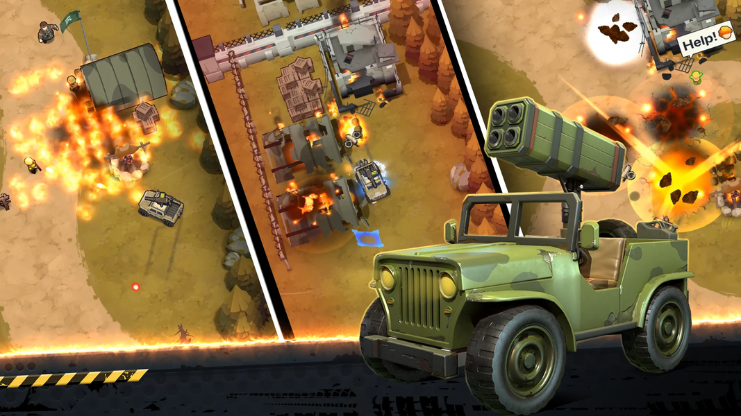 Jackal Retro - Run and Gun - Gameplay image of android game