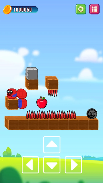 Snaaple Greedy Apple Worm - Gameplay image of android game