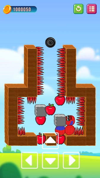 Snaaple Greedy Apple Worm - عکس بازی موبایلی اندروید