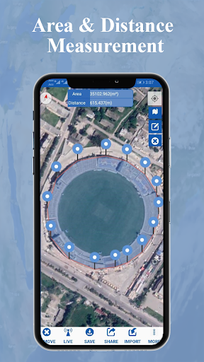 Gps Area Calculator For Land M - عکس برنامه موبایلی اندروید
