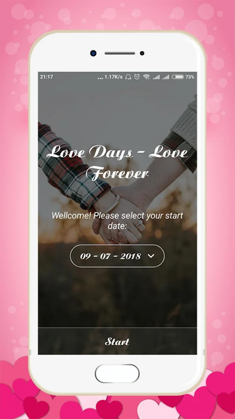 Love Days Counter - Image screenshot of android app