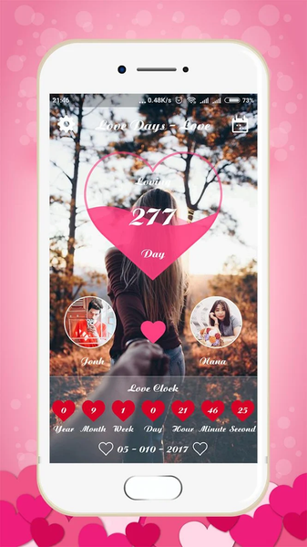 Love Days Counter - عکس برنامه موبایلی اندروید