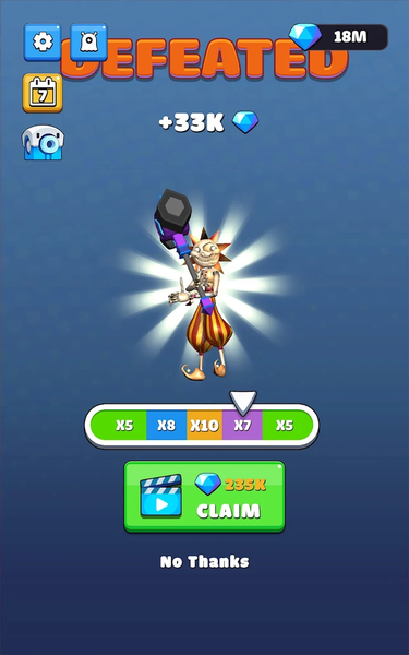 Merge Monsters 100 Doors - Gameplay image of android game