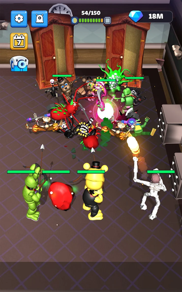 Merge Monsters 100 Doors - Gameplay image of android game