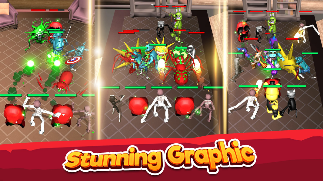 Merge Monsters 100 Doors - Gameplay image of android game