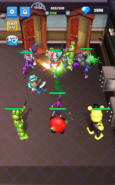 Merge Monsters 100 Doors - Gameplay image of android game