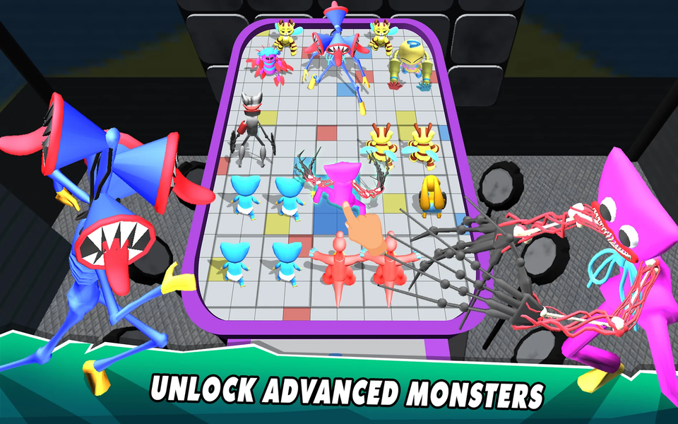 Merge Blue Monster: Battle Run - عکس بازی موبایلی اندروید