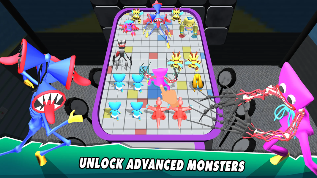 Merge Blue Monster: Battle Run - عکس بازی موبایلی اندروید