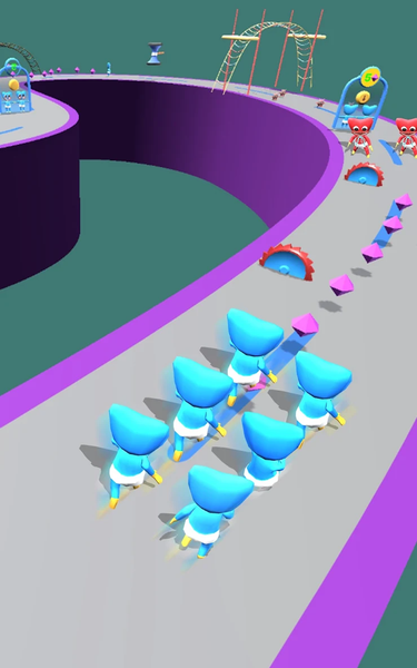 Merge Blue Monster: Battle Run - عکس بازی موبایلی اندروید
