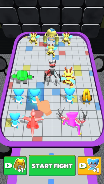 Merge Blue Monster: Battle Run - عکس بازی موبایلی اندروید