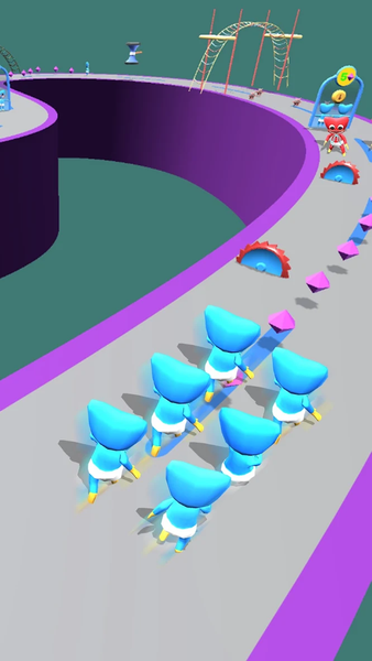 Merge Blue Monster: Battle Run - عکس بازی موبایلی اندروید