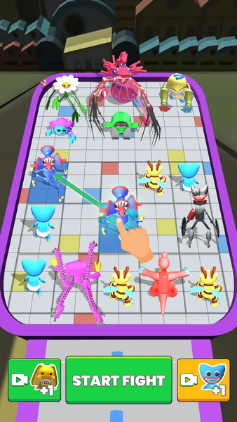 Merge Blue Monster: Battle Run - عکس بازی موبایلی اندروید