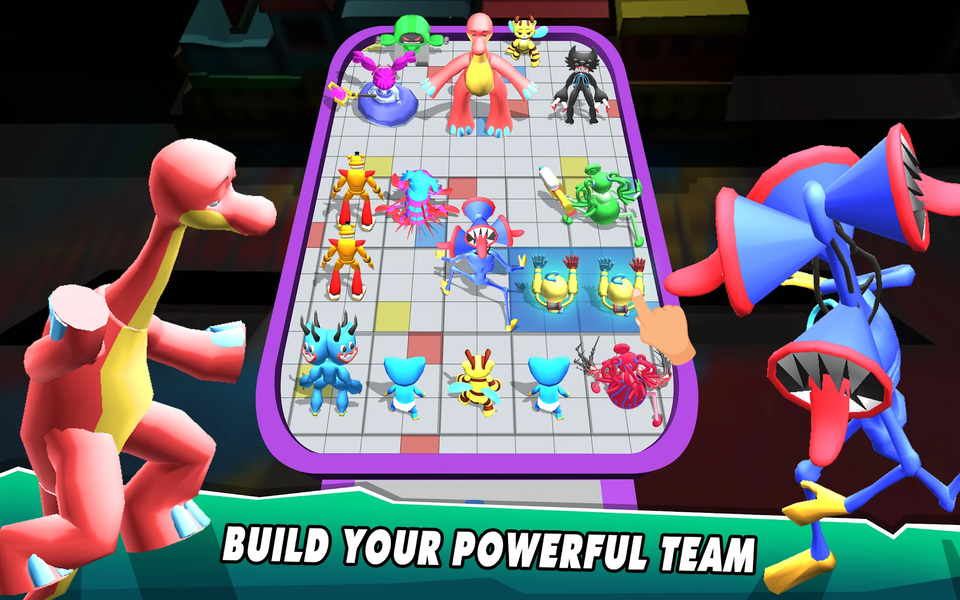 Merge Blue Monster: Battle Run - عکس بازی موبایلی اندروید