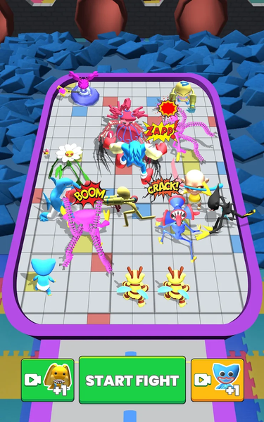 Merge Blue Monster: Battle Run - عکس بازی موبایلی اندروید