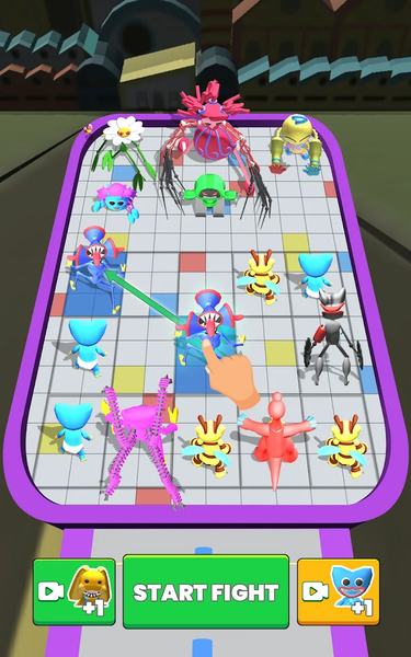 Merge Blue Monster: Battle Run - عکس بازی موبایلی اندروید