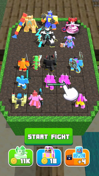 Merge Monster: Craft Runner - Gameplay image of android game