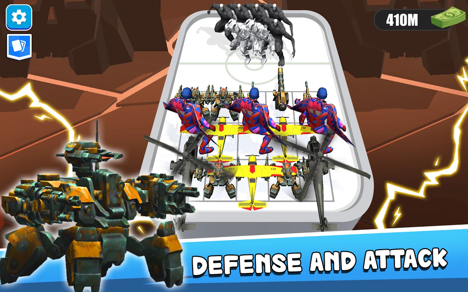 Merge Master: Superhero Fight - Gameplay image of android game