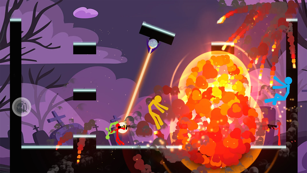 Stickman Survival Combat - Gameplay image of android game