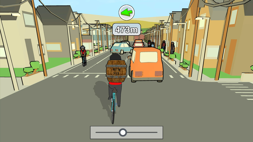 Bike Transporter: Alley Biking - Gameplay image of android game