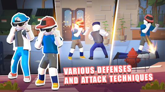 Street Fight: Stickman Hero - Gameplay image of android game