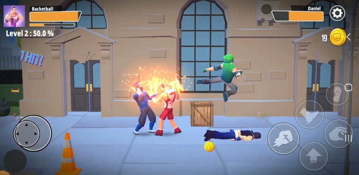 Street Fight: Punching Hero - Gameplay image of android game