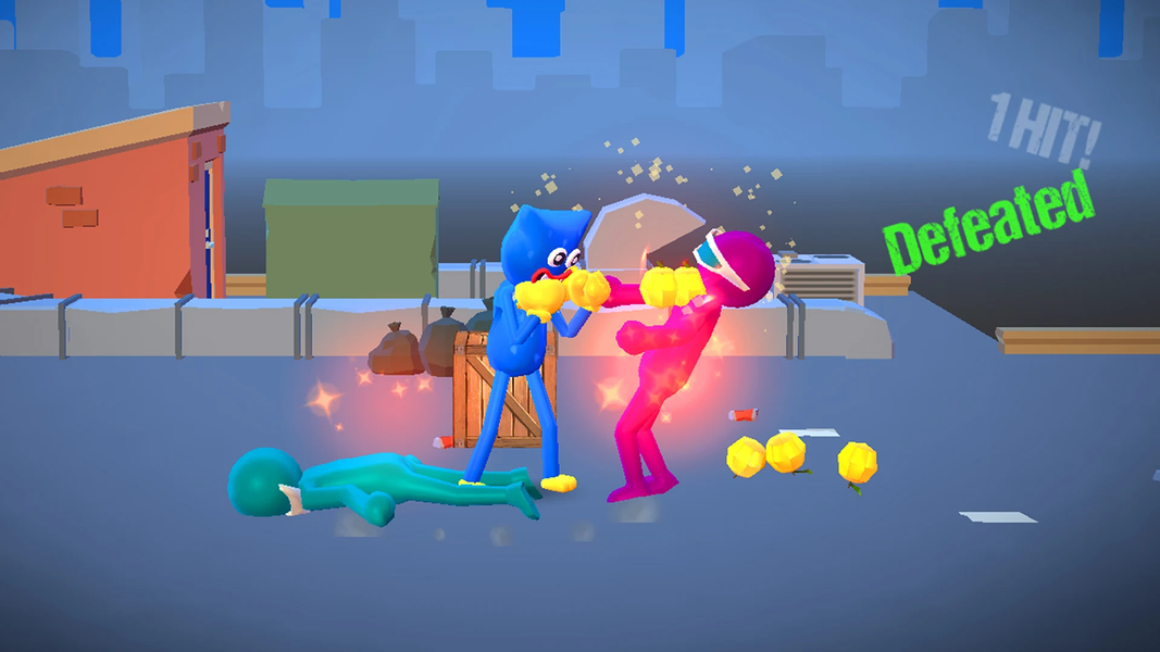 Street Fight: Punching Monster - Gameplay image of android game