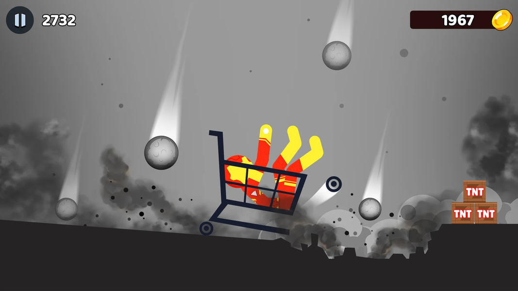 Stick Ragdoll Turbo Dismount - Gameplay image of android game