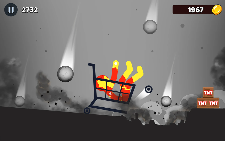 Stick Ragdoll Turbo Dismount - Gameplay image of android game