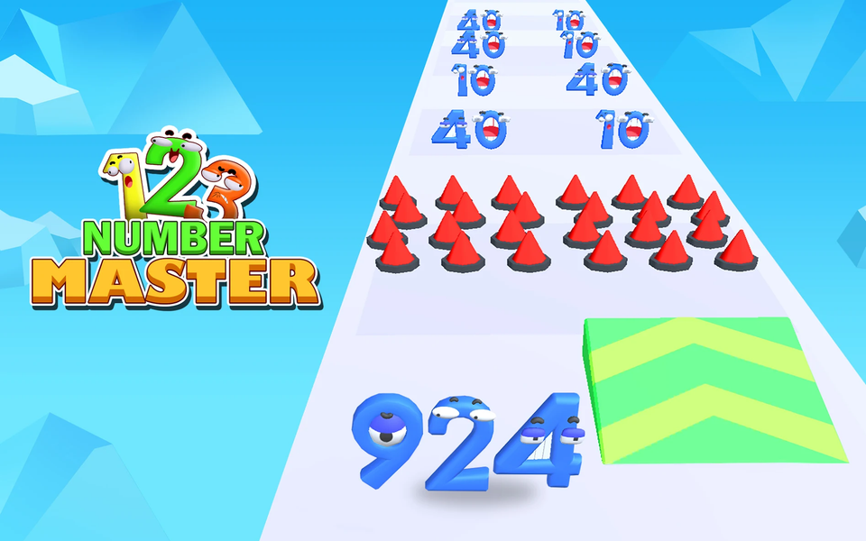 Number Master: Merge & Run - Gameplay image of android game
