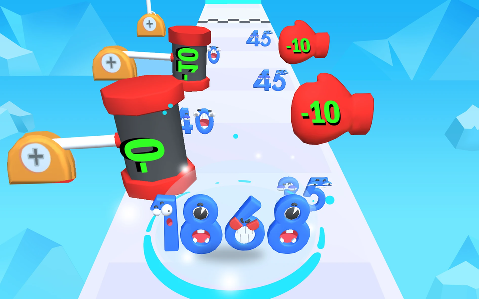 Number Master: Merge & Run - عکس بازی موبایلی اندروید