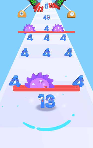 Number Master: Merge & Run - عکس بازی موبایلی اندروید