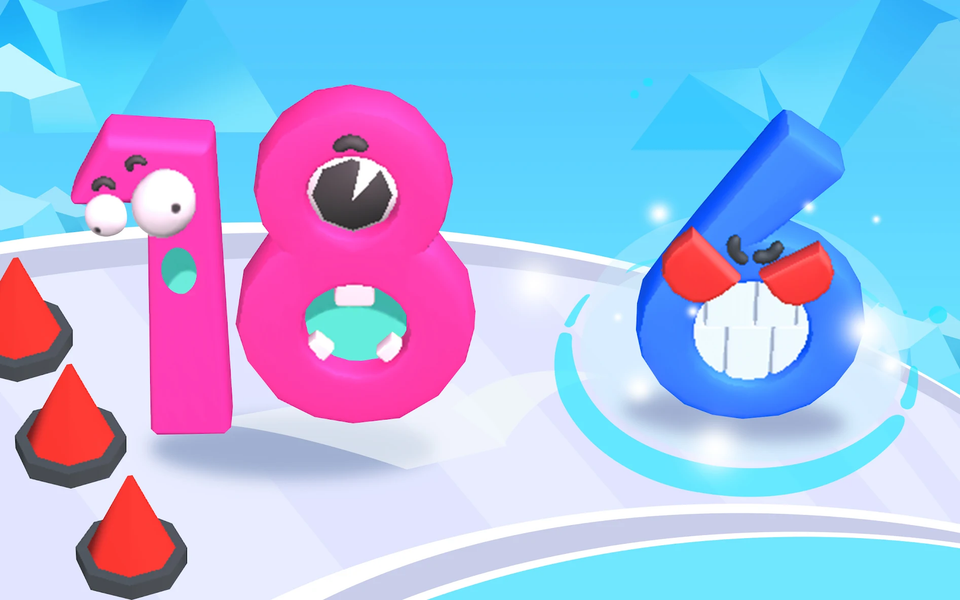Number Master: Merge & Run - عکس بازی موبایلی اندروید