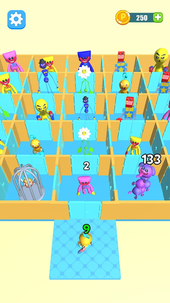 Room Maze: Monster Battle - عکس بازی موبایلی اندروید