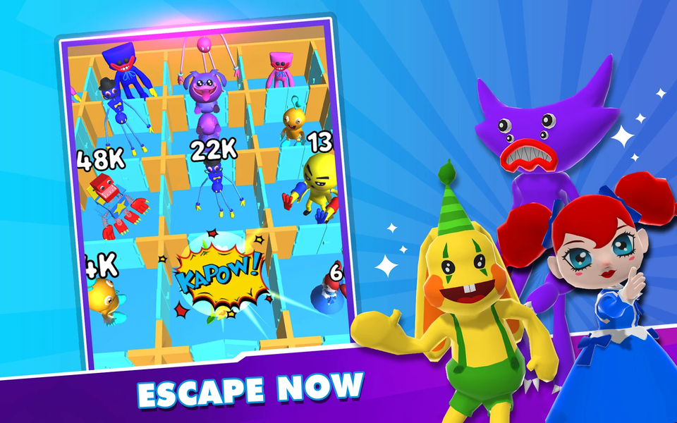 Room Maze: Monster Battle - عکس بازی موبایلی اندروید