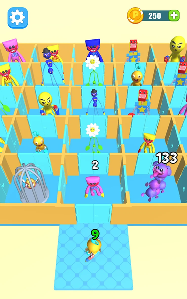 Room Maze: Monster Battle - عکس بازی موبایلی اندروید