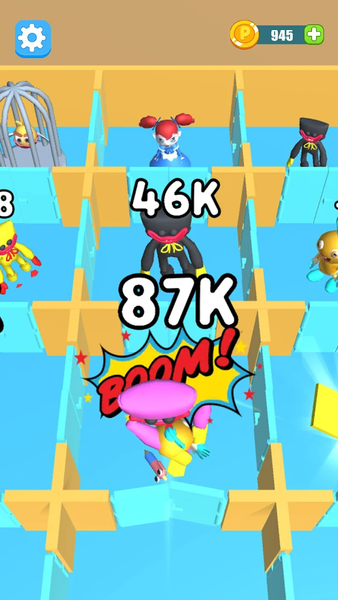 Room Maze: Monster Battle - عکس بازی موبایلی اندروید