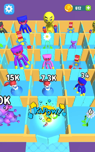 Room Maze: Monster Battle - عکس بازی موبایلی اندروید