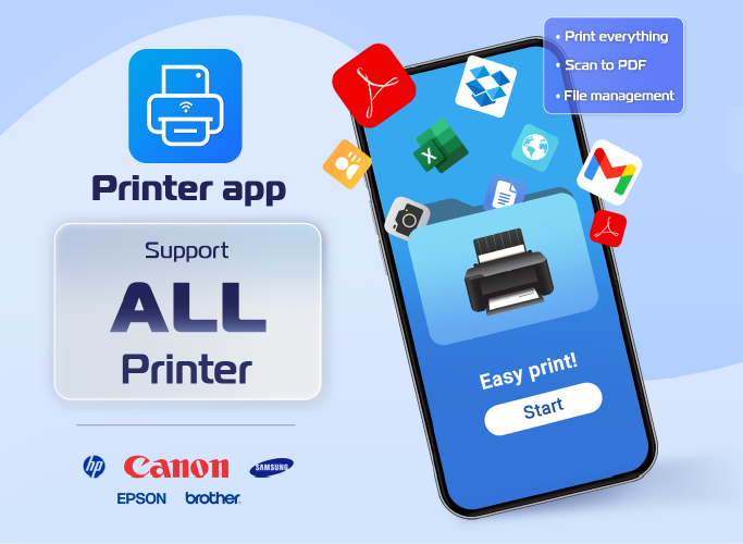 Printer App: Print from phone - عکس برنامه موبایلی اندروید