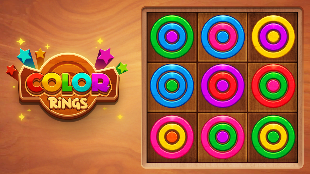 Color Rings: Ring Sort Puzzle - عکس برنامه موبایلی اندروید