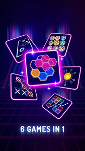 Tic Tac Toe 2 Player:Glow XOXO - Games