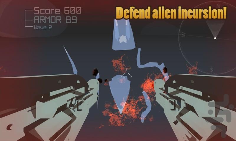 سقوط بیگانگان - Gameplay image of android game
