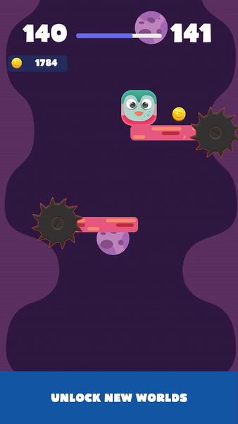 Falling Penguin - Gameplay image of android game