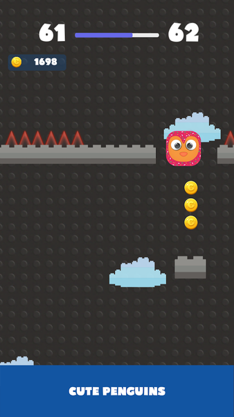 Falling Penguin - Gameplay image of android game