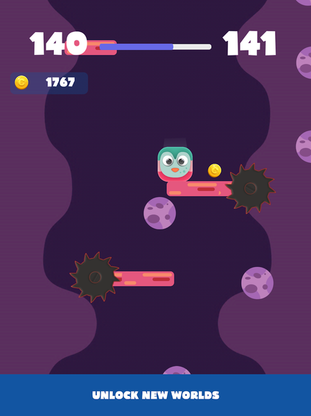 Falling Penguin - Gameplay image of android game