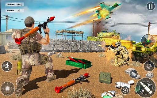 Air Force Fighter Jet War Game - Gameplay image of android game