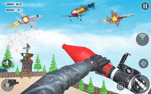 Air Force Fighter Jet War Game - Gameplay image of android game