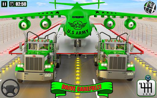 US Army Car Transporter Truck - Gameplay image of android game