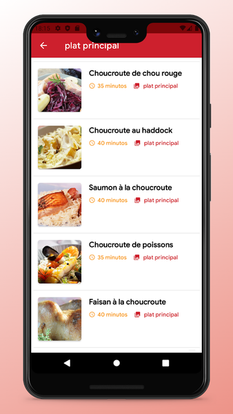 French Cuisine Recipes & Food - Image screenshot of android app